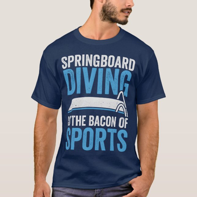 Camiseta Diving de trampolín Ishe Bacon De los deportes ami (Anverso)