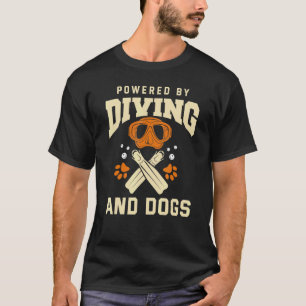 Camiseta Diving   Dog  Scuba Diving  Diver