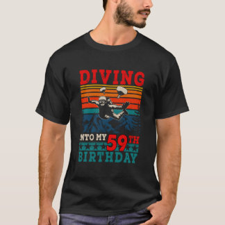 Camiseta Diving Into My 59Th Skydiving