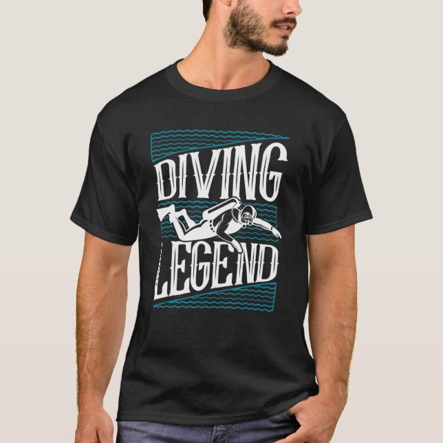 Camiseta Diving Legend Sport Diving Underwater Technical Sc (Anverso)