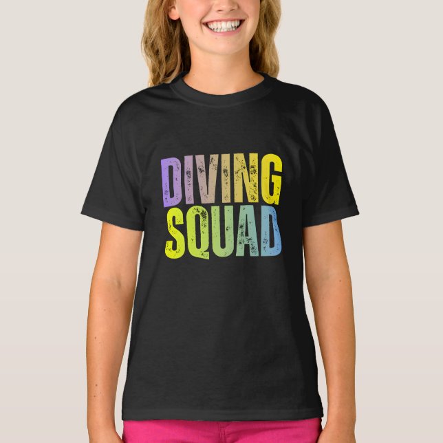Camiseta diving squad (Anverso)