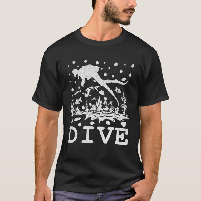 Camiseta Diving under Water Scuba Dive Scuba Diver Scuba Di (Anverso)