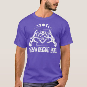 Camiseta Divinización Loco Tarot Lady Crystal Ball Tarot Ca