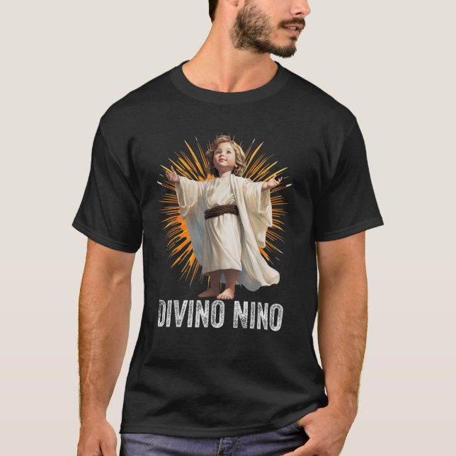 Camiseta Divino Nino Jesus Católico (Anverso)