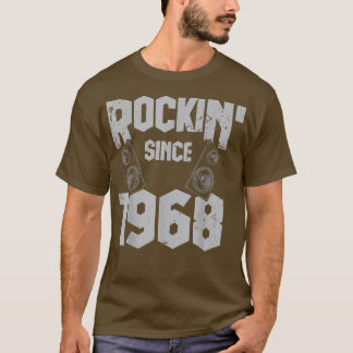 Camiseta Divirtiéndome Desde 1968 Fanático de la Música Roc