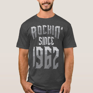 Camiseta Divirtiéndose Desde 1962 Fanático de la Música Roc