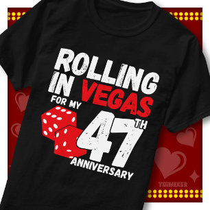 Camiseta Divirtiéndose En Vegas 47 Aniversario Divertida Pa