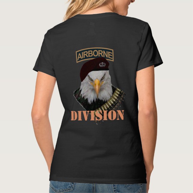 Camiseta División aérea Cubierta del águila militar del ejé (Reverso)