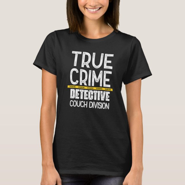 Camiseta División de Cuadros de detectives de Crímenes Verd (Anverso)
