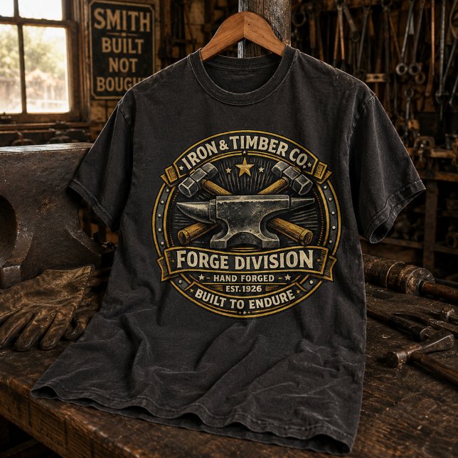 Camiseta División de Forja de Yunque de Herrero Antiguo  (Subido por el creador)