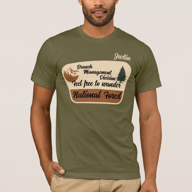 Camiseta "División de Gestión de Sucursales" Forestal Nacio (Anverso)