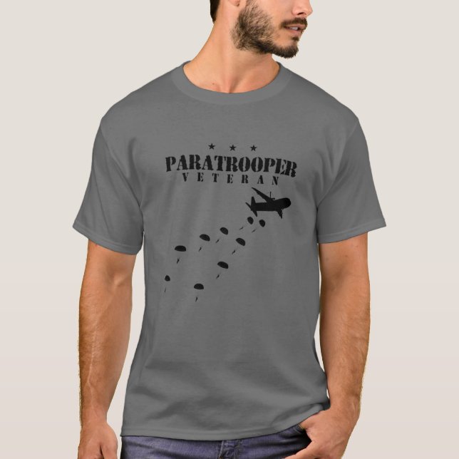 Camiseta División de Infantería de Veteranos de Paracaidist (Anverso)
