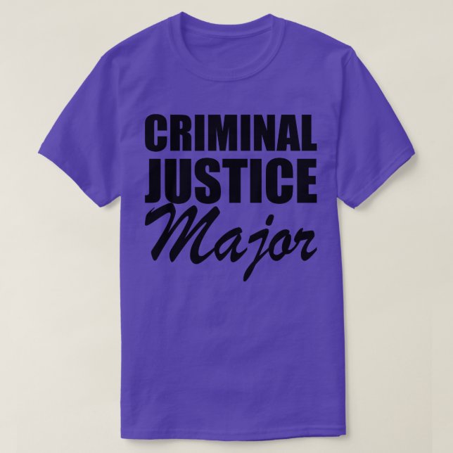 Camiseta División de Justicia Penal (Diseño del anverso)