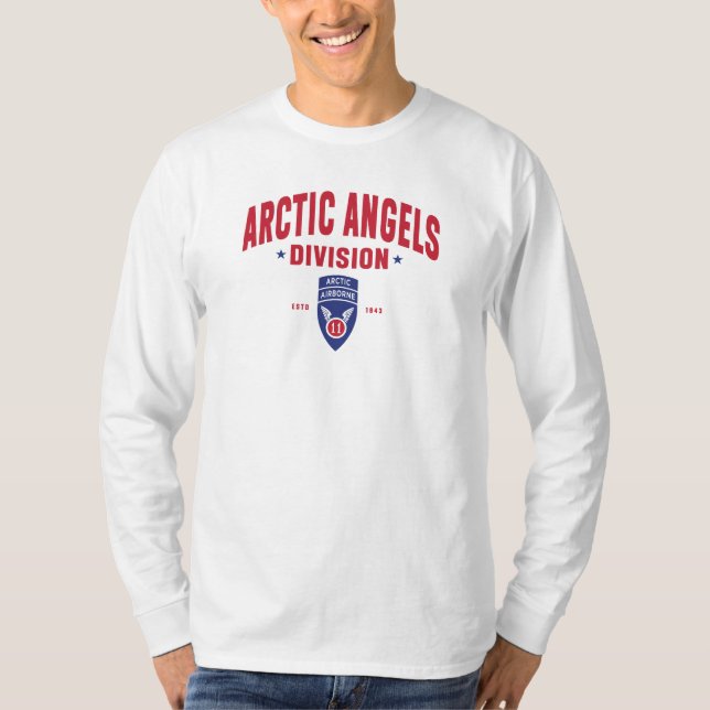 Camiseta División de los Ángeles Árticos 11ª, de larga dura (Anverso)