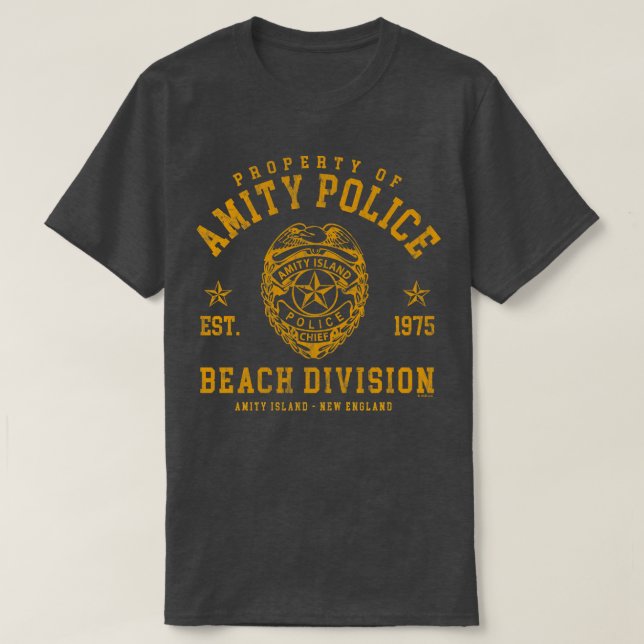 Camiseta División de Playa de la Policía de la Isla de Amis (Diseño del anverso)