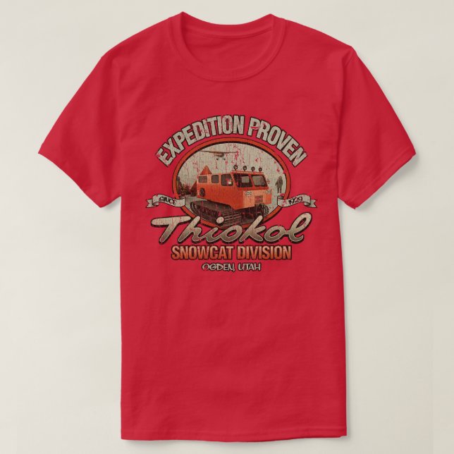 Camiseta División de Viajes Thiokol Snowcat 1929 (Diseño del anverso)