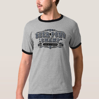 Camiseta División pesada del campeón de Pong de la cerveza