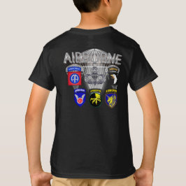Camiseta Divisiones aéreas del ejército, pasadas y presente