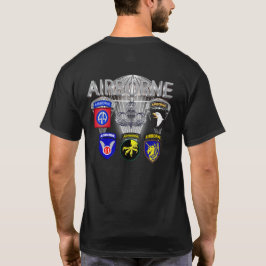 Camiseta Divisiones aéreas del ejército, pasadas y presente