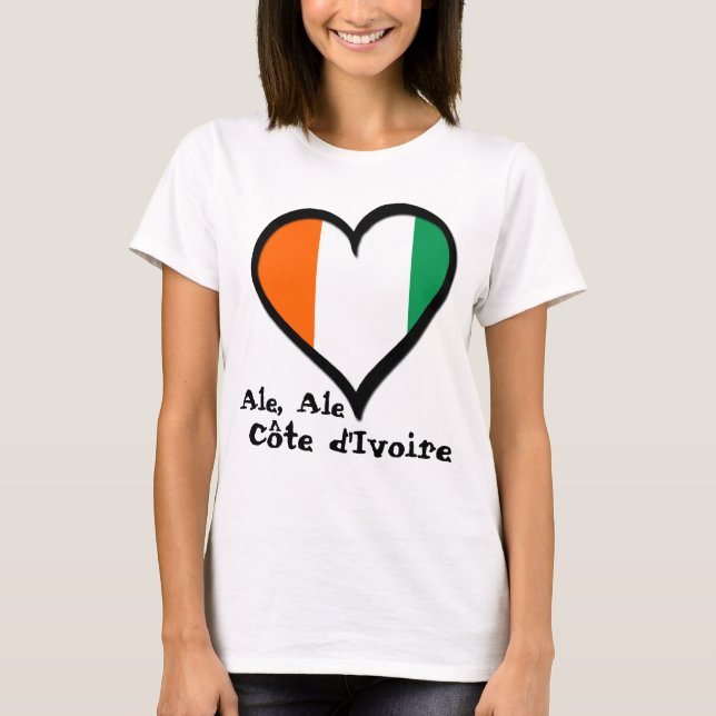 Camiseta d'Ivoire de Côte (Anverso)