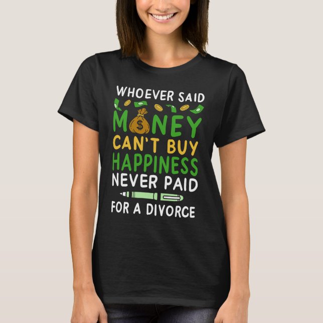 Camiseta divorce I separation divorce party (Anverso)