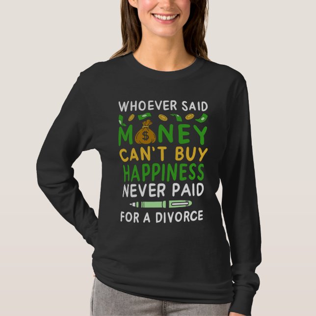 Camiseta divorce I separation divorce party (Anverso)