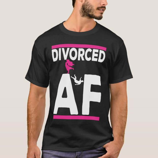 Camiseta Divorce Party For Women Divorced AF (Anverso)