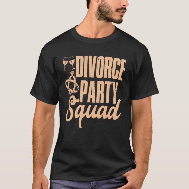 Camiseta Divorce Party Squad Happy Divorce Woman Ex wife (Anverso)