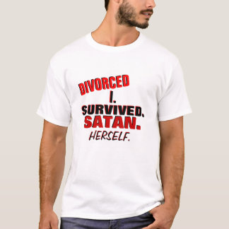 Camiseta divorciada divertida
