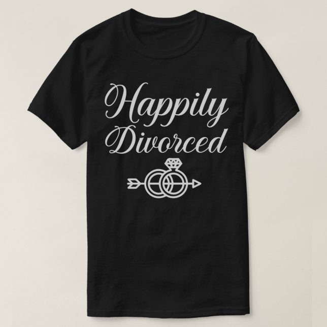 Camiseta Divorciada feliz Fiesta de Divorcio Divorcio Divor (Diseño del anverso)