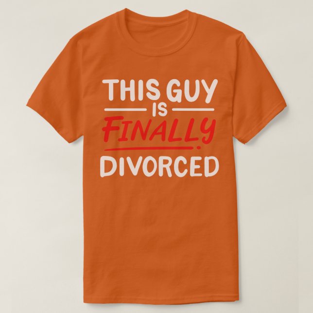 Camiseta Divorcio (Diseño del anverso)