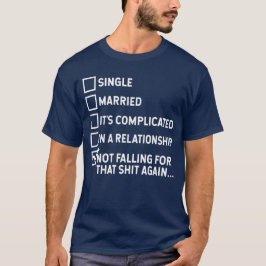 Camiseta Divorcio único solo Relaciones Divertidas divertid