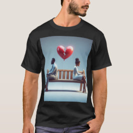 Camiseta Divorcio y ruptura de un atuendo resistente
