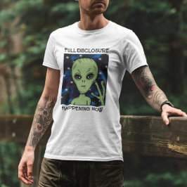 Camiseta Divulgación completa que ocurre ahora con los alie