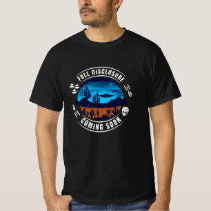 Camiseta Divulgación Total Próximamente   OVNI en el Desier