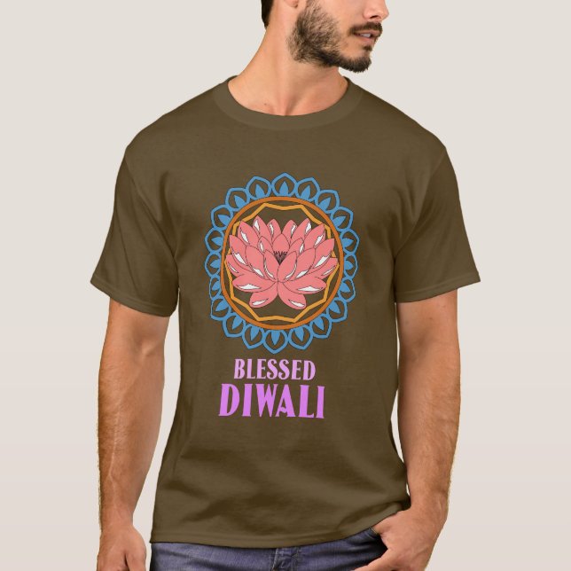 Camiseta Diwali bendito (Anverso)