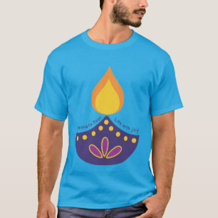 Camiseta Diwali Diya - Celebrar el Festival de Li
