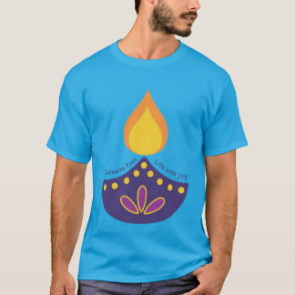 Camiseta Diwali Diya - Celebrar el Festival de Li