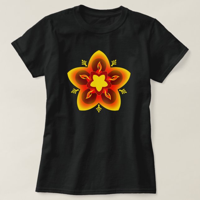 Camiseta diwali rangoli (Diseño del anverso)