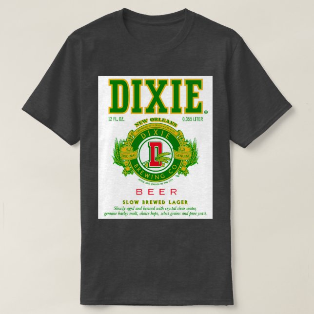 CAMISETA DIXIE BEER (Diseño del anverso)