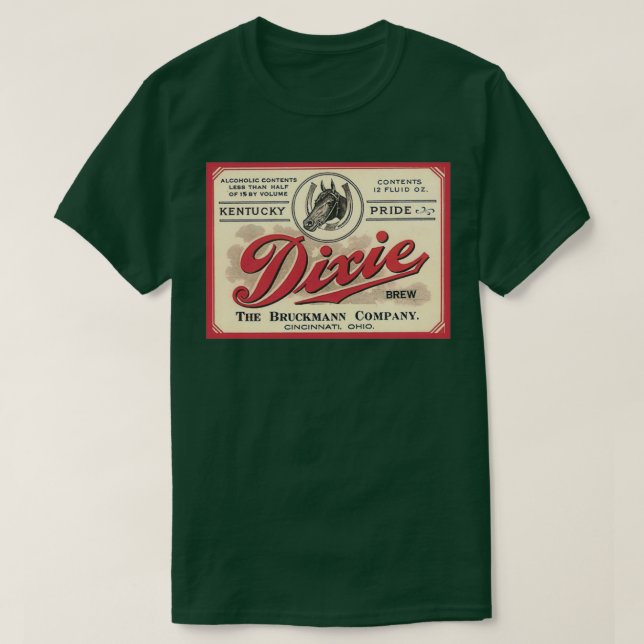 CAMISETA DIXIE BEER 7 (Diseño del anverso)