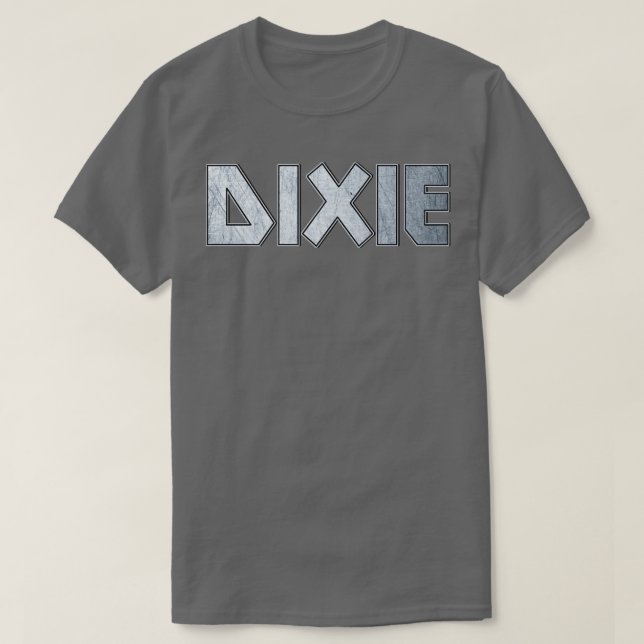 Camiseta Dixie metalizado fuerte (Diseño del anverso)