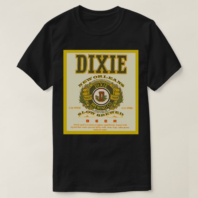 Camiseta Dixie Slow Brew Dixie Beer T (Diseño del anverso)