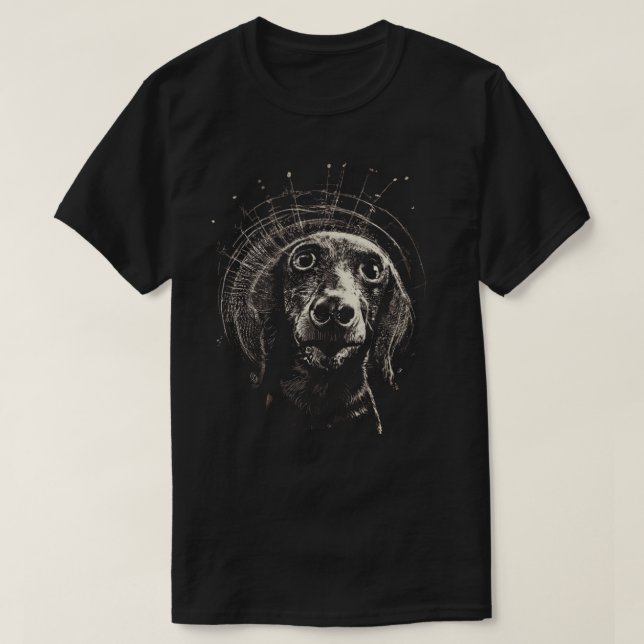 Camiseta Dizzy Dachshund (Diseño del anverso)