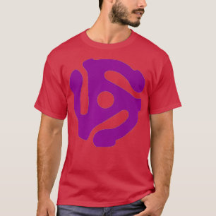 Camiseta Dj 45 RPM adaptador de disco girable Vinyl Gift