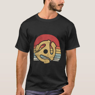 Camiseta Dj 45 Rpm Adaptador Retro Vintage Turnable Record