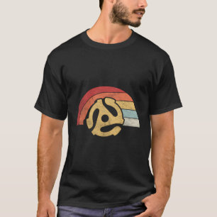 Camiseta Dj 45 Rpm Adaptador Retro Vintage Turnable Record