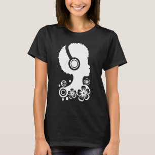 Camiseta Dj African American Dance Mix Radio Disk Jockey De
