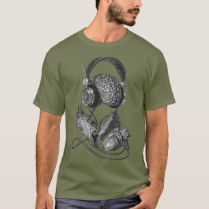 Camiseta DJ Auricular Shirt I Heart Being a DJs Fiesta