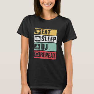 Camiseta Dj - Come Sleep Dj Repita Funny Para Club Music Pl